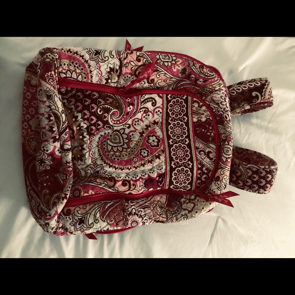 Vera Bradley Backpack/Pink Paisley Pattern